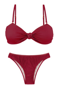 Product Front: Rio De Sol Zestaw Bikini Set Shimmer-Divino Bandeau-Joy Essential