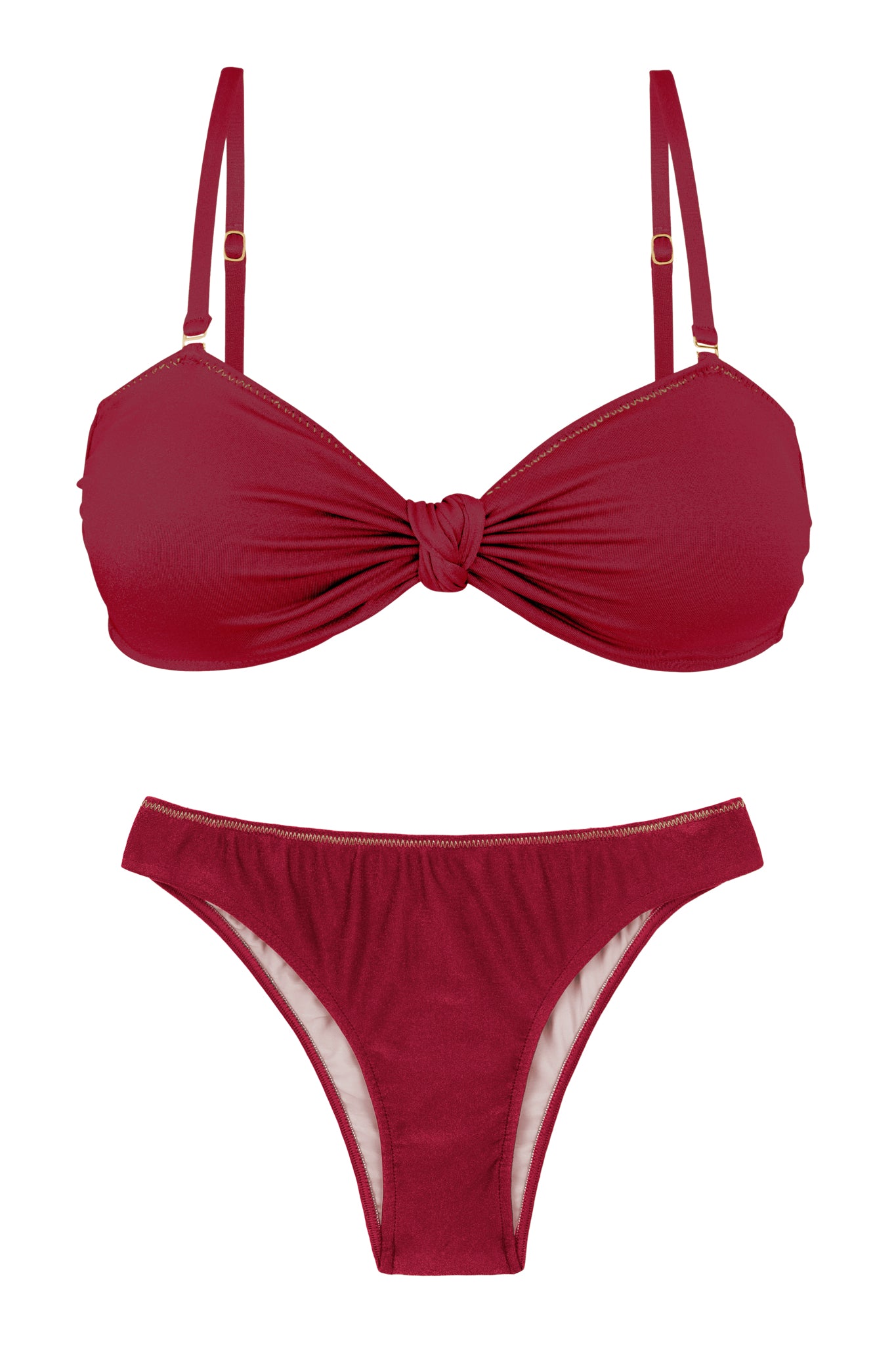 Product Front: Rio De Sol Zestaw Bikini Set Shimmer-Divino Bandeau-Joy Essential