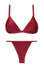 Załaduj obraz do przeglądarki galerii, Product Front: Rio De Sol Zestaw Bikini Set Shimmer-Divino Tri-Fixo California
