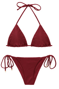Product Front: Rio De Sol Zestaw Bikini Set Shimmer-Divino Tri-Inv Cheeky-Tie