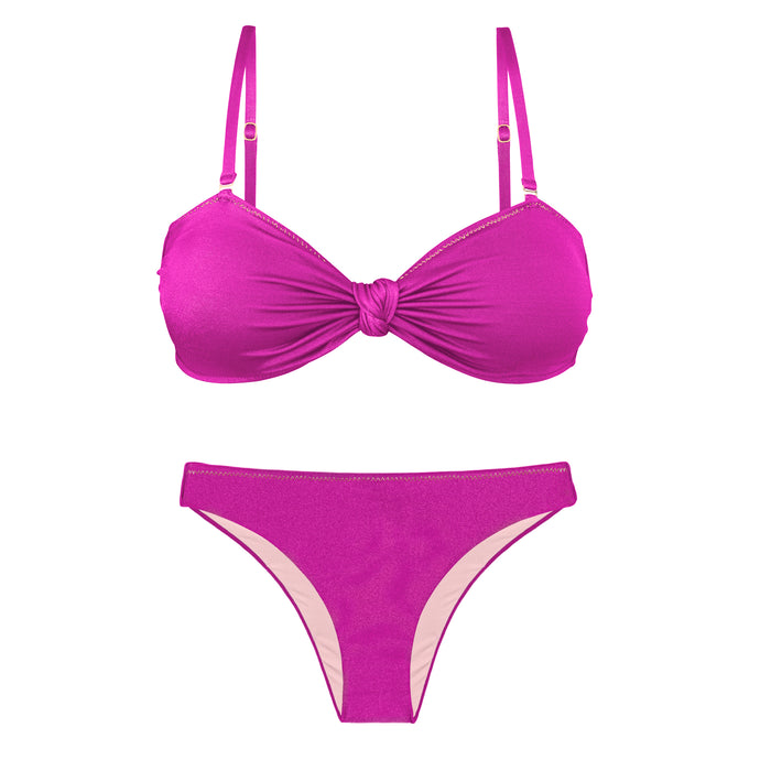 Product Front: Rio De Sol Zestaw Bikini Set Shimmer-Gaia Bandeau-Joy Essential