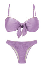 Załaduj obraz do przeglądarki galerii, Product Front: Rio De Sol Zestaw Bikini Set Shimmer-Harmonia Bandeau-Knot Essential
