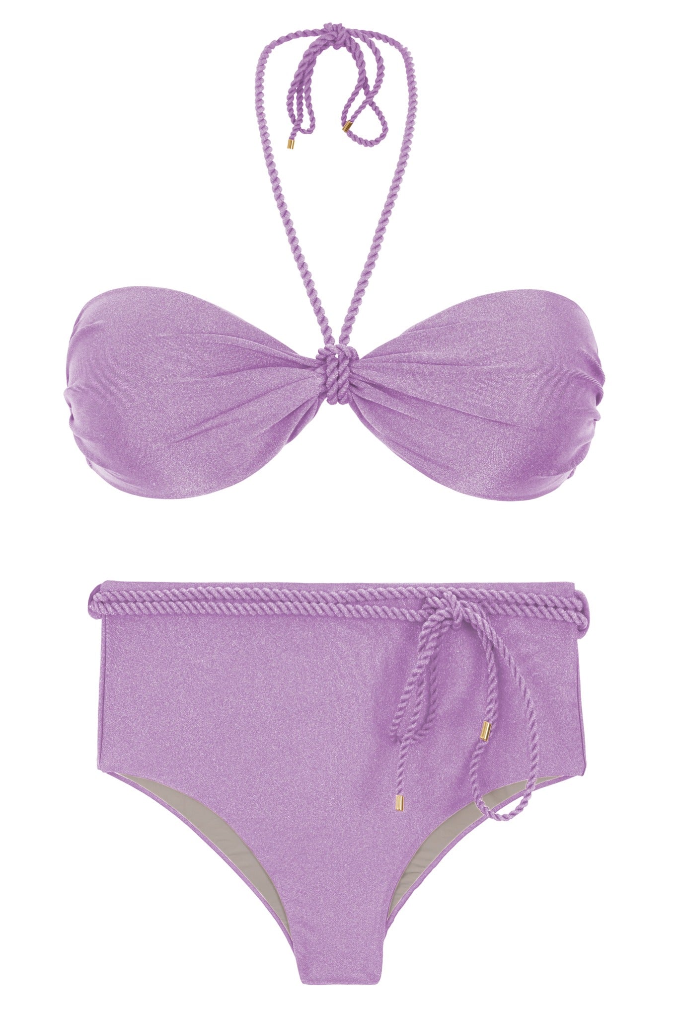 Product Front: Rio De Sol Zestaw Bikini Set Shimmer-Harmonia Twist Belted-High-Waist