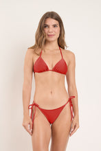 Załaduj obraz do przeglądarki galerii, Model Front: Rio De Sol Zestaw Bikini Set Shimmer-Liquor Tri-Inv Cheeky-Tie

