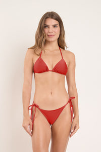 Model Front: Rio De Sol Zestaw Bikini Set Shimmer-Liquor Tri-Inv Cheeky-Tie
