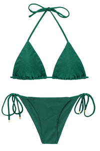 Product Front: Rio De Sol Zestaw Bikini Set Shimmer-Palace Tri-Inv Cheeky-Tie