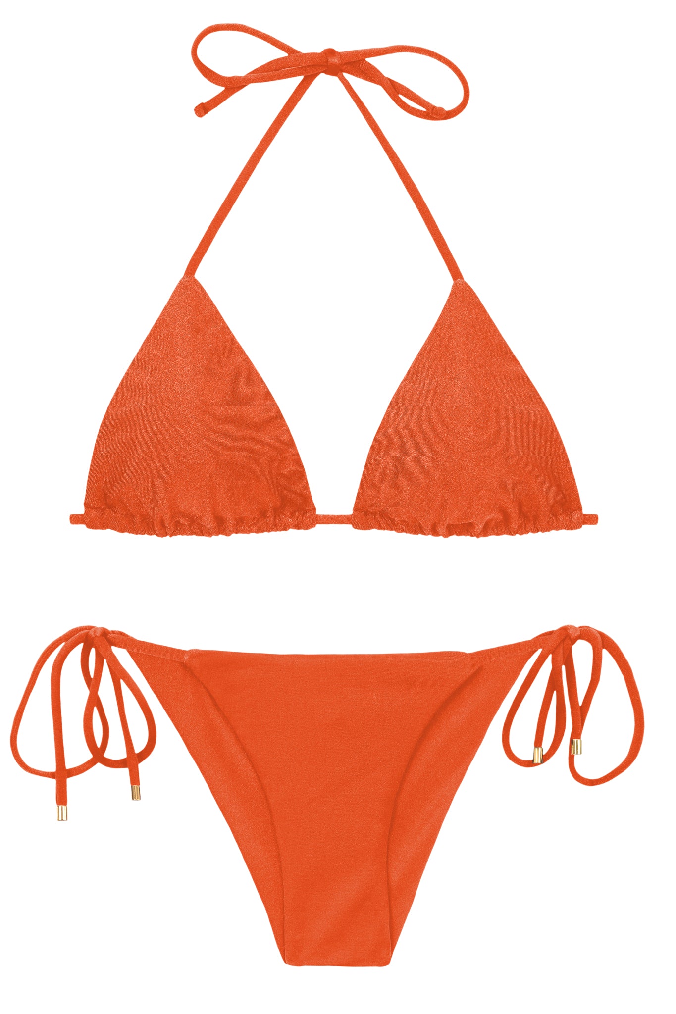 Product Front: Rio De Sol Zestaw Bikini Set Shimmer-Paprica Tri-Inv Cheeky-Tie