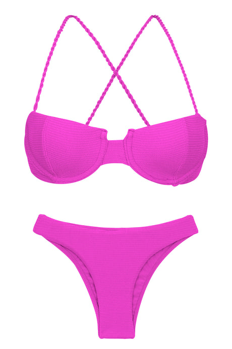 Product Front: Rio De Sol Zestaw Bikini Set St-Tpz-Pink Balconet Essential
