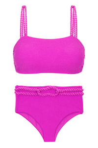 Product Front: Rio De Sol Zestaw Bikini Set St-Tpz-Pink Reto Hotpant-High