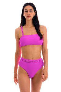 Model Front: Rio De Sol Zestaw Bikini Set St-Tpz-Pink Reto Hotpant-High