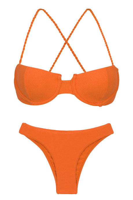Product Front: Rio De Sol Zestaw Bikini Set St-Tpz-Tangerina Balconet Essential