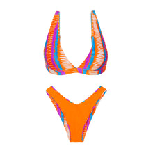 Załaduj obraz do przeglądarki galerii, Product Back: Rio De Sol Zestaw Bikini Set Stripes Alba Cali

