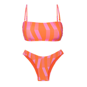 Product Front: Rio De Sol Zestaw Bikini Set Sunrise Bandeau-Reto High-Leg