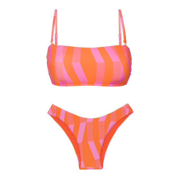 Product Front: Rio De Sol Zestaw Bikini Set Sunrise Bandeau-Reto High-Leg