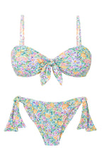 Załaduj obraz do przeglądarki galerii, Product Front: Rio De Sol Zestaw Bikini Set Tiny-Garden Bandeau-Knot Italy

