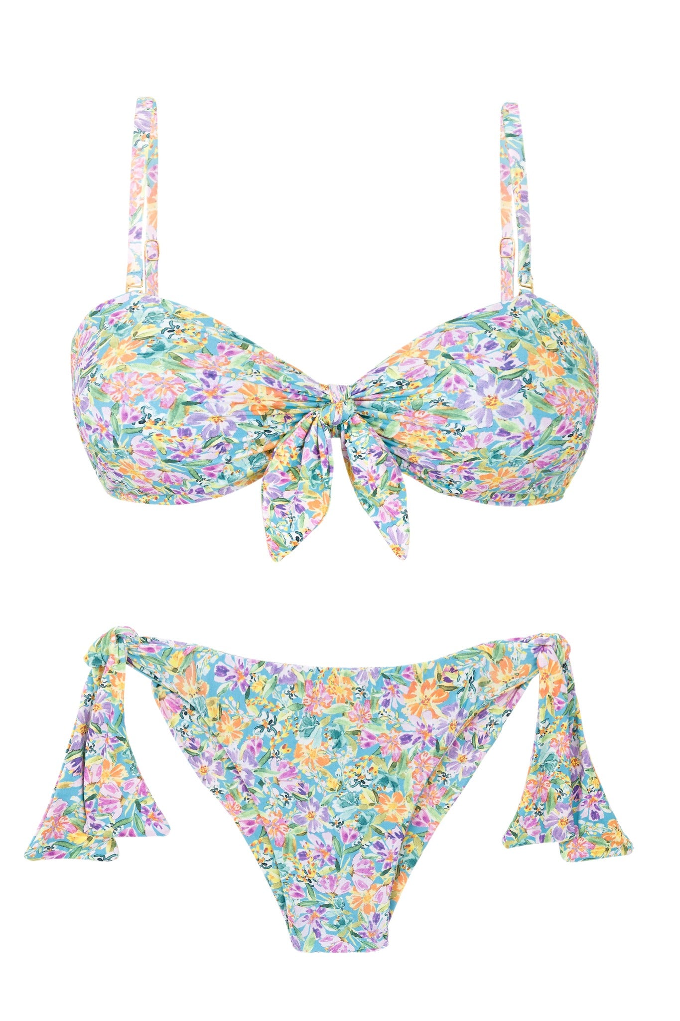 Product Front: Rio De Sol Zestaw Bikini Set Tiny-Garden Bandeau-Knot Italy