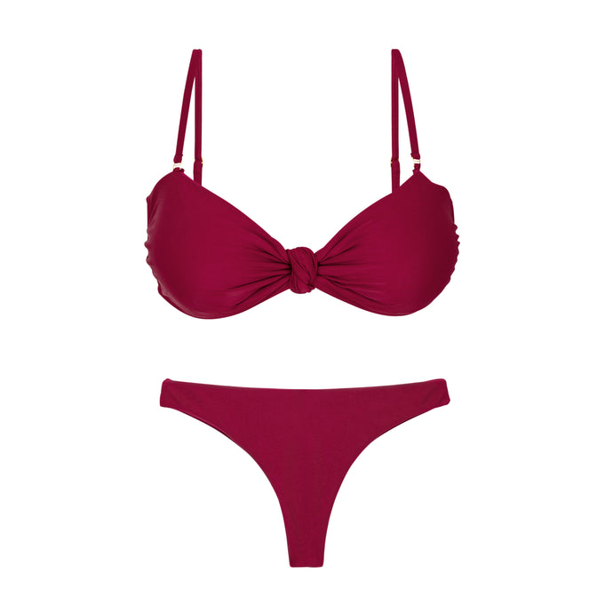 Product Front: Rio De Sol Zestaw Bikini Set Touch-Carmim Bandeau-Joy Mia