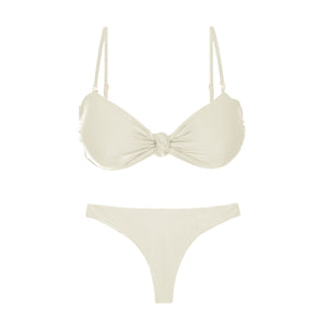 Product Front: Rio De Sol Zestaw Bikini Set Touch-Natural Bandeau-Joy Mia