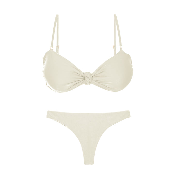 Product Front: Rio De Sol Zestaw Bikini Set Touch-Natural Bandeau-Joy Mia