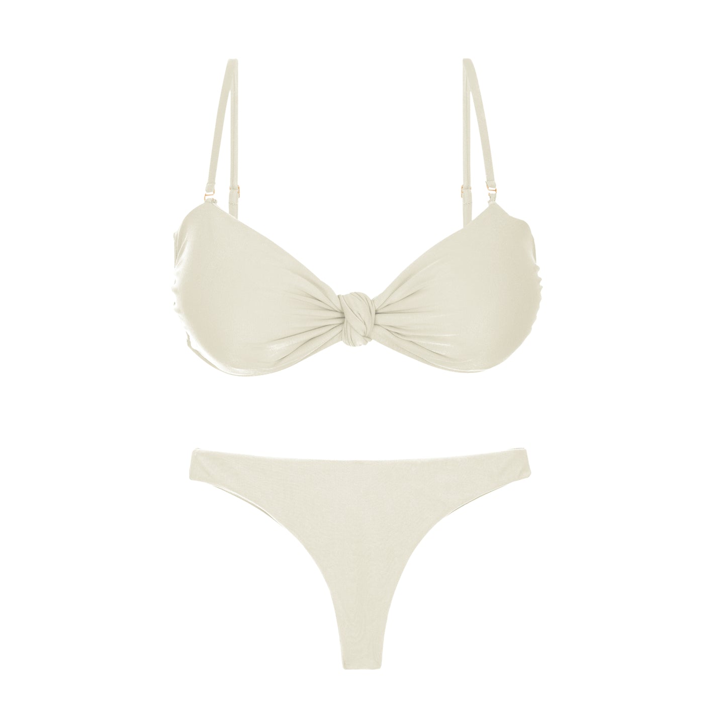 Product Front: Rio De Sol Zestaw Bikini Set Touch-Natural Bandeau-Joy Mia