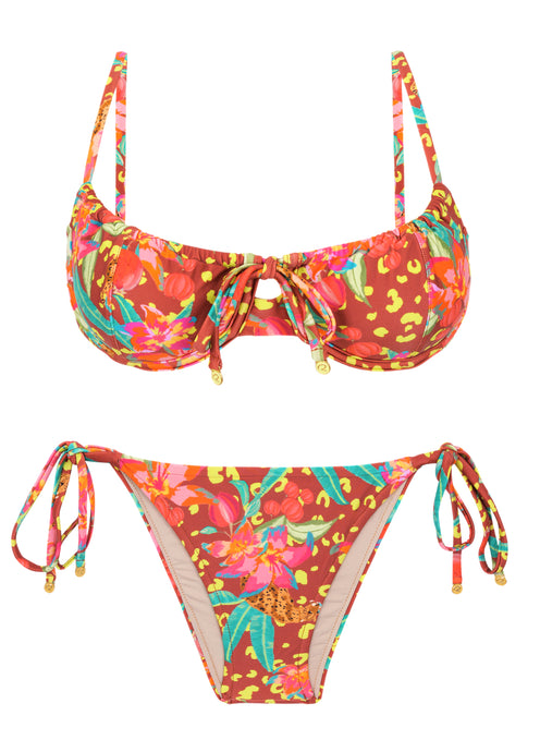 Product Front: Rio De Sol Zestaw Bikini Set Tropics Balconet-Tie Lacinho