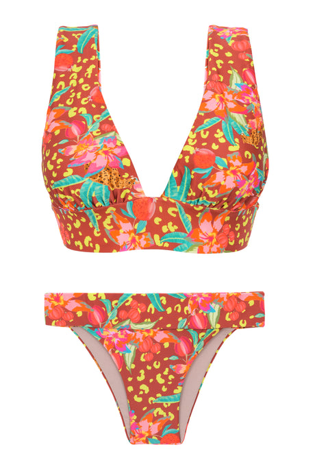 Product Front: Rio De Sol Zestaw Bikini Set Tropics Halter-Marina Essential-Cos