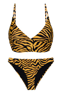 Product Front: Rio De Sol Zestaw Bikini Set Wild-Orange Tri-Tank Comfy