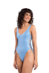 Model Front: Rio De Sol Kostium Jednoczęściowy Shimmer-Baltic-Sea Zoe