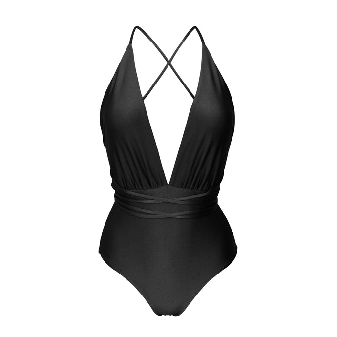 Product Front: Rio De Sol Kostium Jednoczęściowy Shimmer-Black New Vegas
