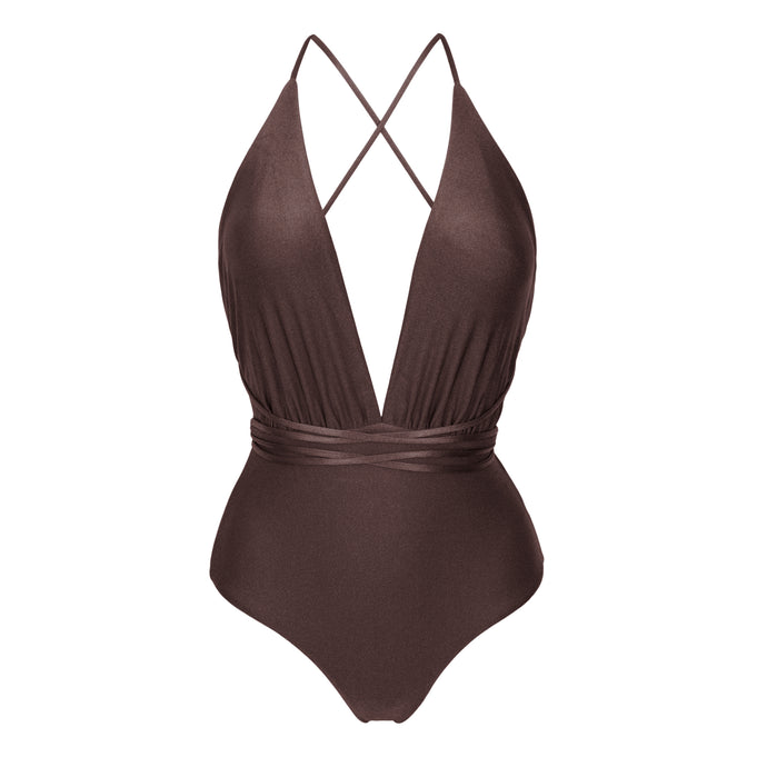 Product Front: Rio De Sol Kostium Jednoczęściowy Shimmer-Coffee New Vegas