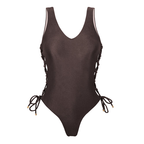 Product Front: Rio De Sol Kostium Jednoczęściowy Shimmer-Coffee Zoe