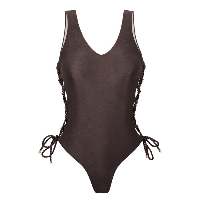 Product Front: Rio De Sol Kostium Jednoczęściowy Shimmer-Coffee Zoe