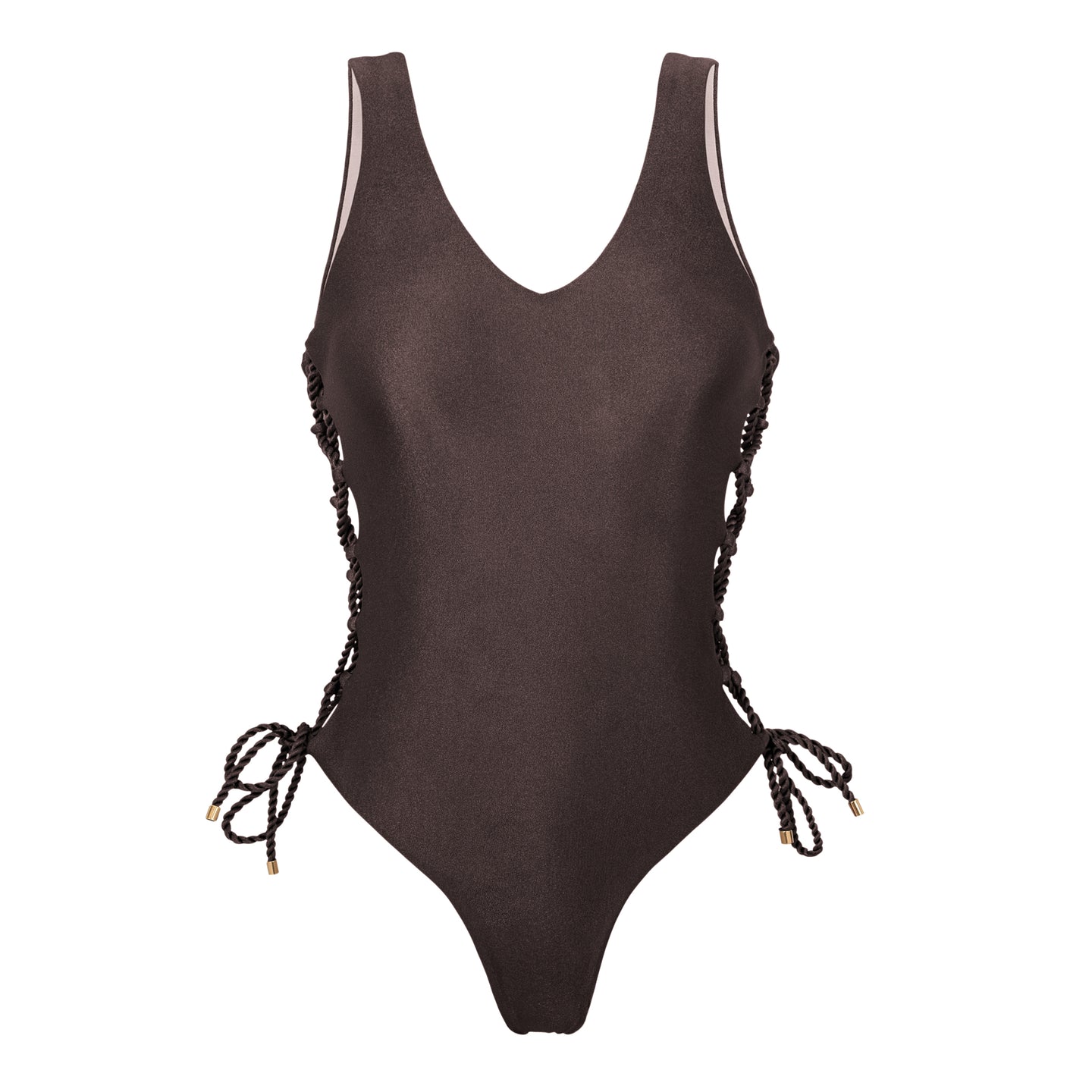 Product Front: Rio De Sol Kostium Jednoczęściowy Shimmer-Coffee Zoe
