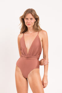 Image 07: Rio De Sol Kostium Jednoczęściowy Shimmer-Copper New Vegas