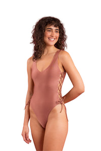 Image 04: Rio De Sol Kostium Jednoczęściowy Shimmer-Copper Zoe