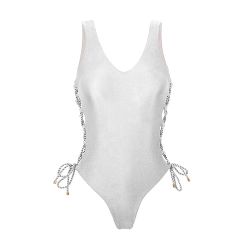 Product Front: Rio De Sol Kostium Jednoczęściowy Shimmer-White Zoe