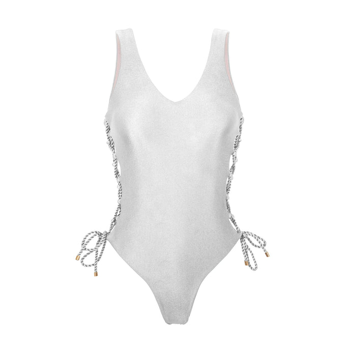Product Front: Rio De Sol Kostium Jednoczęściowy Shimmer-White Zoe