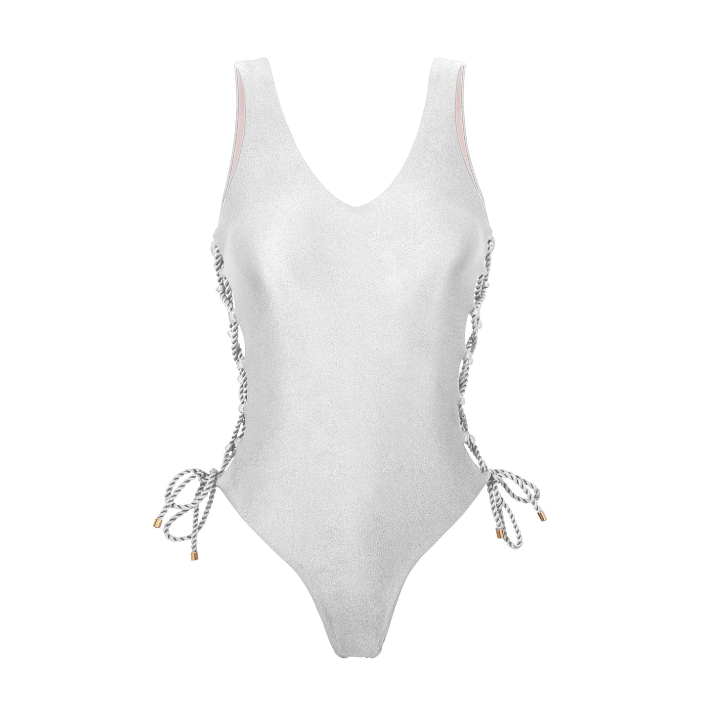 Product Front: Rio De Sol Kostium Jednoczęściowy Shimmer-White Zoe