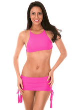 Załaduj obraz do przeglądarki galerii, Image 03: Rio De Sol Top Bikini Soutien Ambra Jupe Rosa Choque

