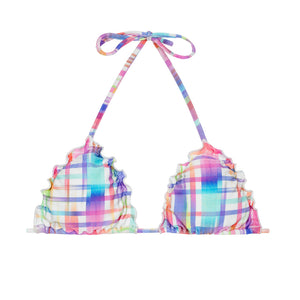 Product Front: Rio De Sol Top Bikini Soutien Plaid Frufru