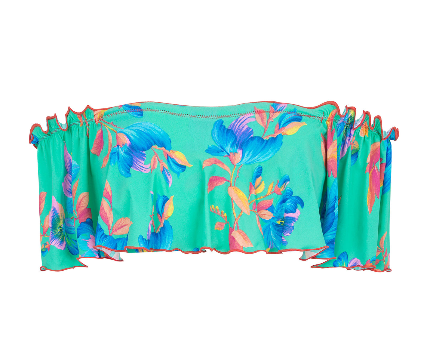 Product Front: Rio De Sol Top Bikini Top Acqua Flora Babado
