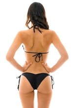 Załaduj obraz do przeglądarki galerii, Model Back: Rio De Sol Top Bikini Top Ambra Preto Eva
