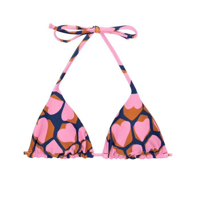 Product Front: Rio De Sol Top Bikini Top Amore-Pink Tri-Inv