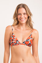 Załaduj obraz do przeglądarki galerii, Gallery: Rio De Sol Top Bikini Top Amore-Red Tri-Fixo
