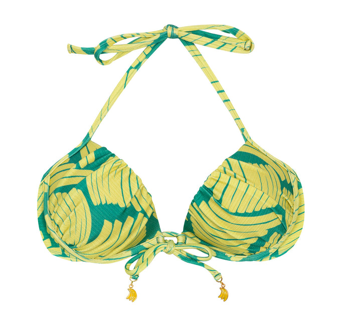 Product Front: Rio De Sol Top Bikini Top Banana Yellow Balconet