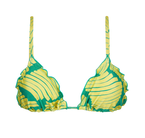 Product Front: Rio De Sol Top Bikini Top Banana Yellow Frufru