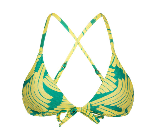 Product Front: Rio De Sol Top Bikini Top Banana Yellow Micro