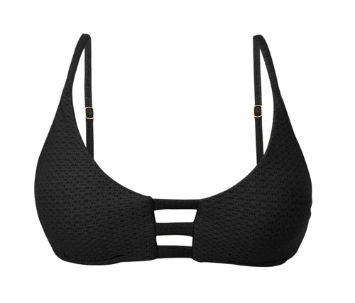 Product Front: Rio De Sol Top Bikini Top Bora-Black Bra-Trio