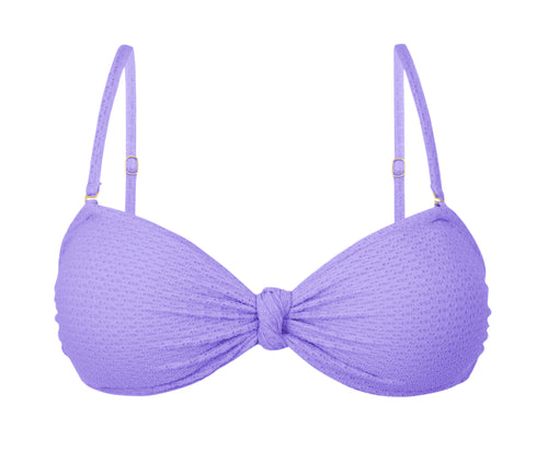 Product Front: Rio De Sol Top Bikini Top Bora-Lavanda Bandeau-Joy