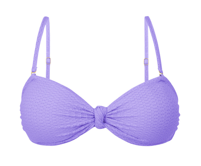 Product Front: Rio De Sol Top Bikini Top Bora-Lavanda Bandeau-Joy
